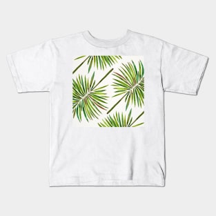 fan palm green Kids T-Shirt